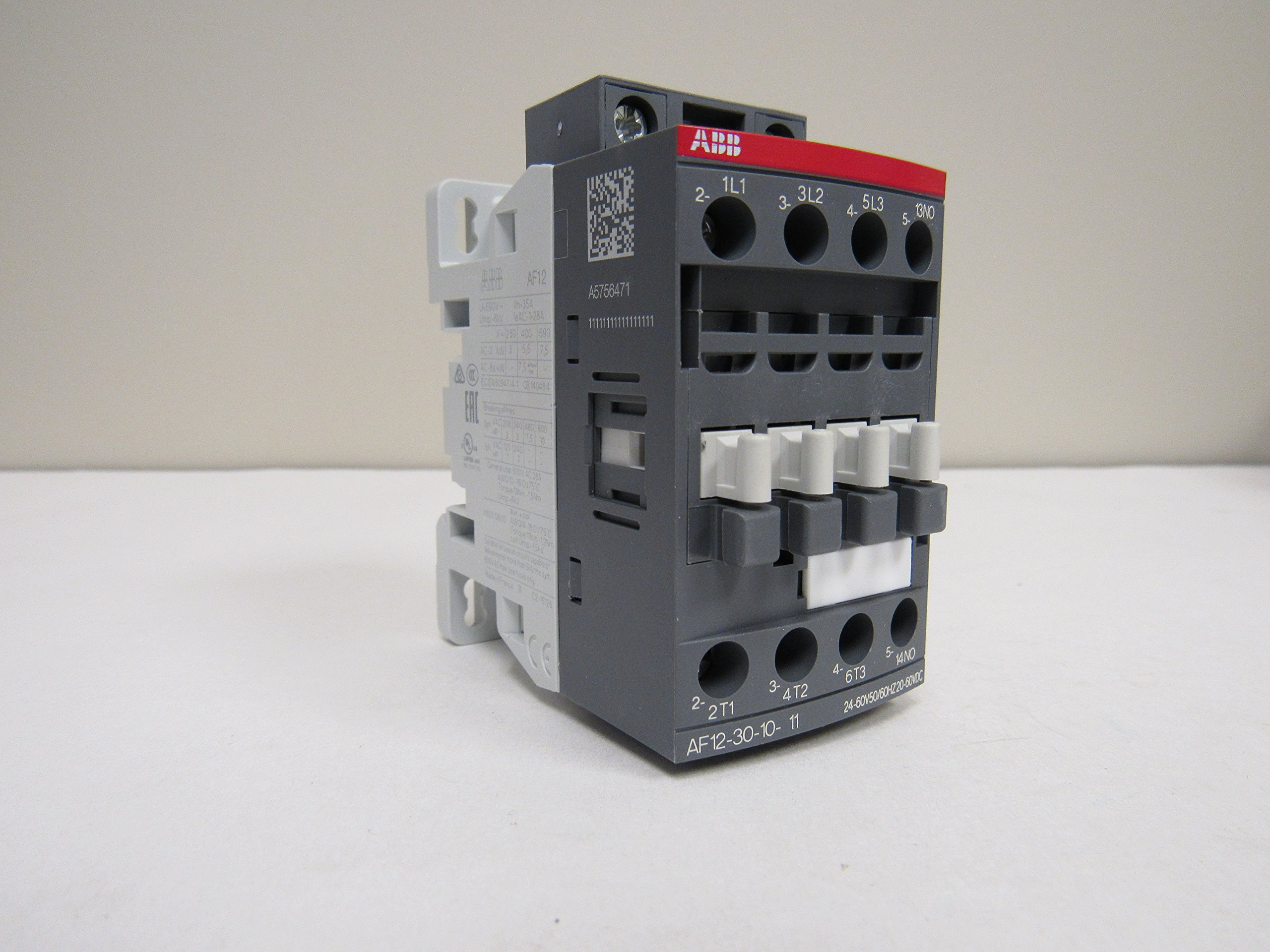 ABB AF12-30-10-11 IEC Magnetic Contactr,24VAC,13.8A,1NO